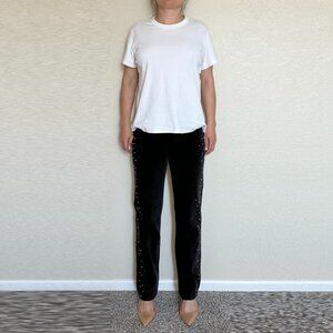 Gray H&M Jeans with Crystals Size 36 (US 4)